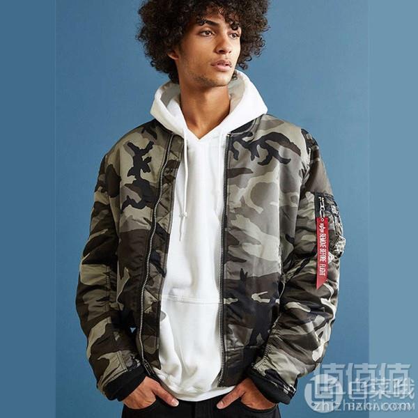 限M码，Alpha Industries 阿尔法 MA-1 男士飞行员夹克凑单低至659.4元包邮包税（两件6折）