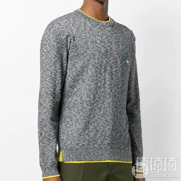 限M码，Kenzo 高田贤三 男士虎头刺绣棉质混纺套头衫756元含税（需用码）