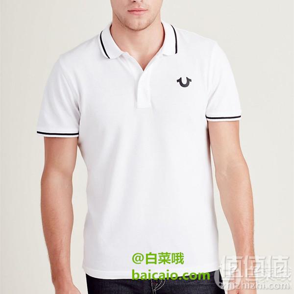 限尺码，True Religion 真实信仰 Crafted With Pride 男士纯棉Polo衫 Prime会员免费直邮含税到手新低258元