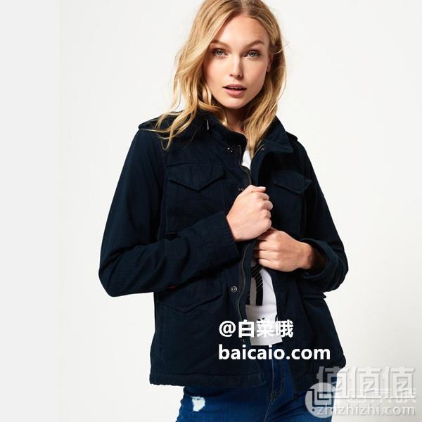 限XS码，Superdry 极度干燥 Winter Rookie 女士军装风夹克 Prime会员凑单免费直邮含税到手212元