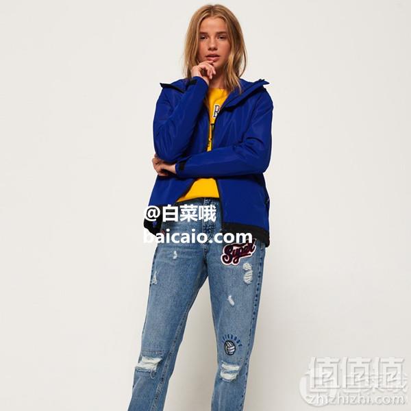 XS码，Superdry 极度干燥 Elite SD-Windcheater 女士防风运动夹克 Prime会员凑单免费直邮含税到手201元