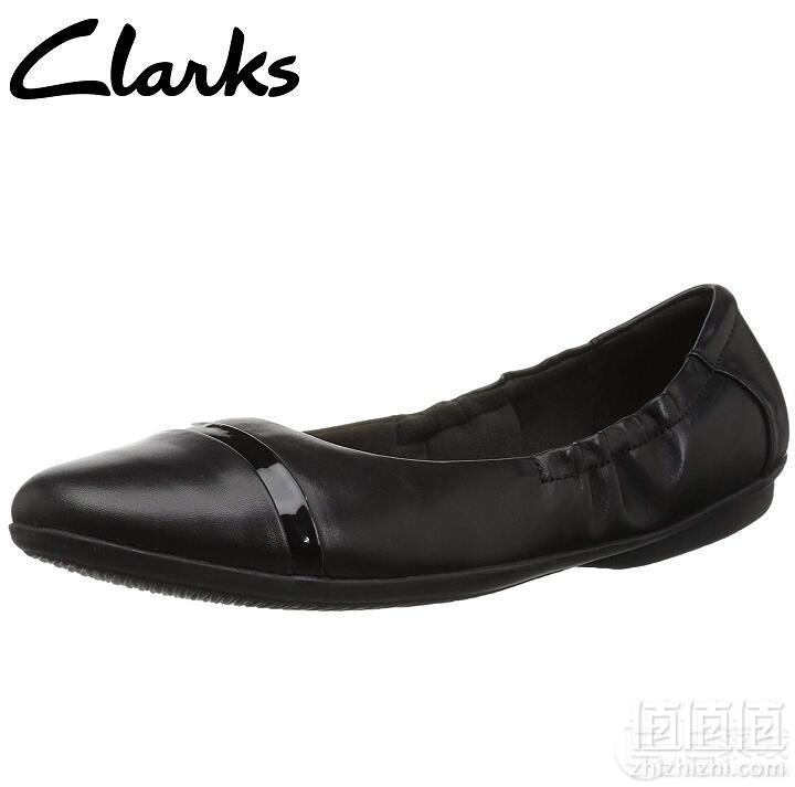 限5.5码，Clarks 其乐 Gracelin Jenny女士真皮芭蕾平底鞋 Prime会员凑单免费直邮到手231元