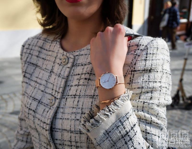 限PRIME会员，Daniel Wellington 丹尼尔惠灵顿 DW00100163 女士时装手表新低483.1元包邮包税（多重优惠）