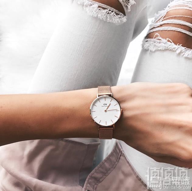 限PRIME会员，Daniel Wellington 丹尼尔惠灵顿 DW00100163 女士时装手表新低483.1元包邮包税（多重优惠）