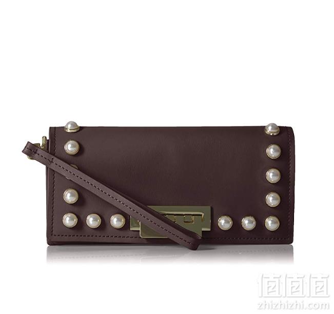 降￥100！ZAC Zac Posen EARTHA 珍珠真皮手拿包 ZP4038 Prime会员免费直邮含税到手新低310.68元