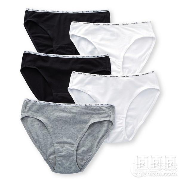 Calvin Klein 卡尔文·克莱恩 女士弹力棉内裤5条装 Prime会员凑单免费直邮含税到手129元