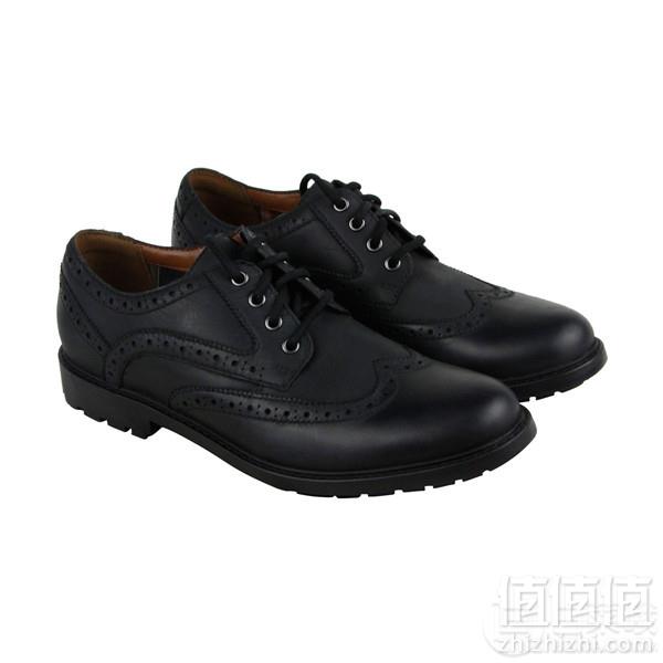 限UK9码，Clarks 其乐 男士Curington Wing雕花正装皮鞋 Prime会员免费直邮含税到手新低308元