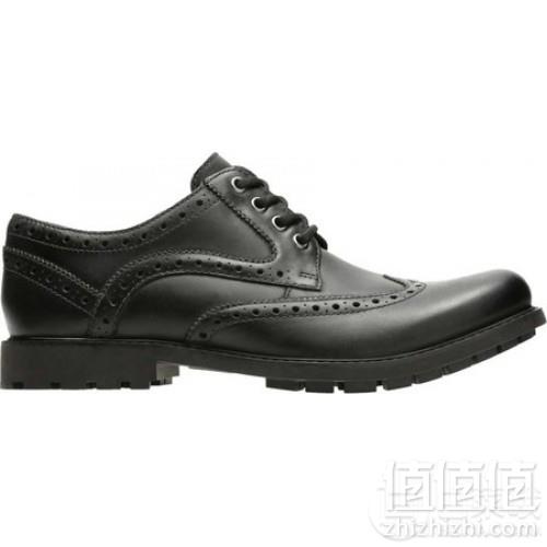 限UK9码，Clarks 其乐 男士Curington Wing雕花正装皮鞋 Prime会员免费直邮含税到手新低308元
