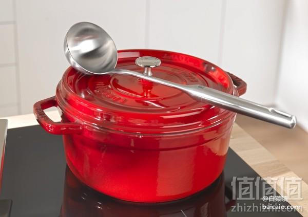 法国进口，Staub 26cm珐琅铸铁炖锅 带蒸屉 Prime会员免费直邮含税到手￥1214