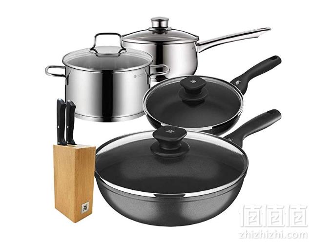 WMF 福腾宝 亚马逊专享超值锅具刀具5件套789元包邮（需用码）