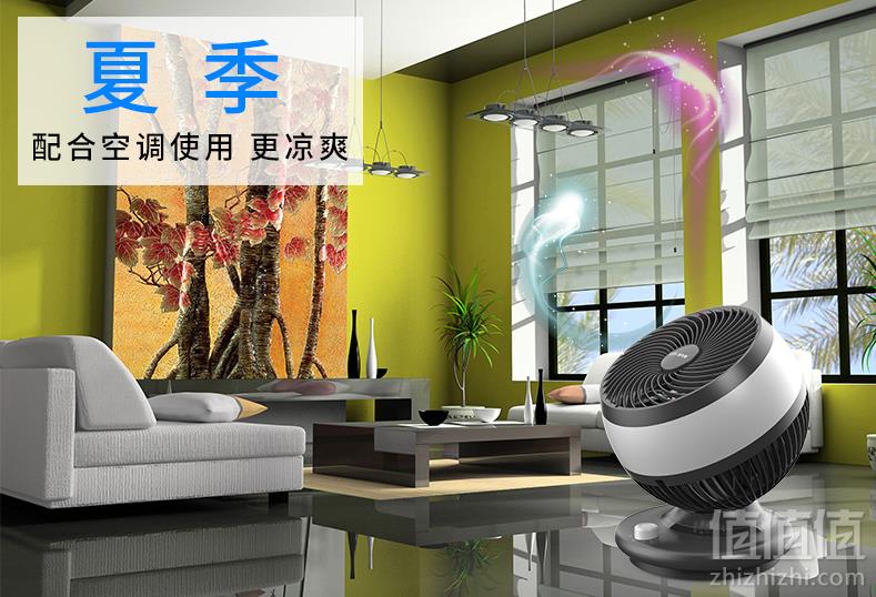 CETUS 赛特斯 F953 空气循环换气静音摇头风扇新低69元包邮（需用券）