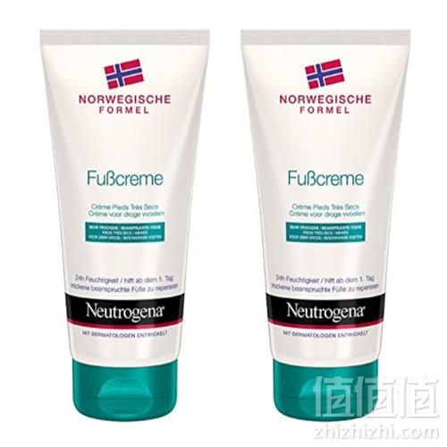 Neutrogena 露得清 挪威配方 24小时特润修护足霜100ml*2支装 Prime会员凑单免费直邮含税到手79.61元