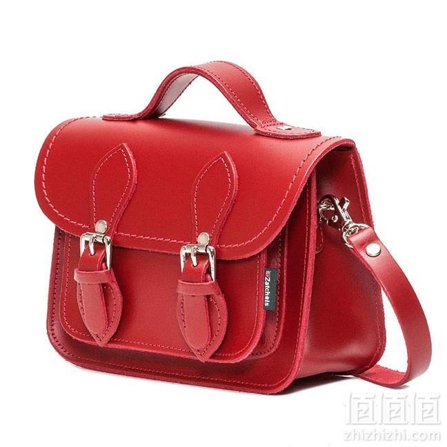 ZATCHELS 经典微型剑桥包 红色新低319元包邮