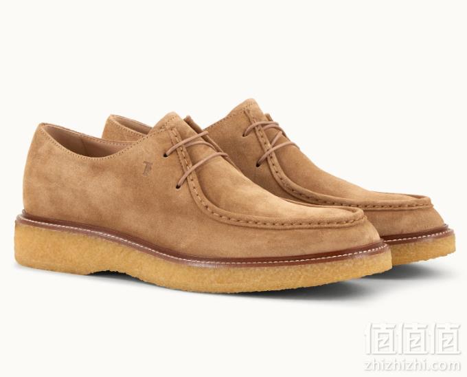 意大利产，TOD'S 男士翻毛小牛皮系带休闲鞋 码全 2.55折£112.2（需用码）免费直邮到手986元（国内5900元）