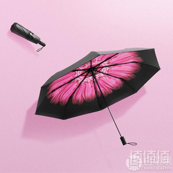 极有家认证，Banana Under 蕉下 Black系列 三折小黑伞 苏桃/莲漫89元包邮（需领券）
