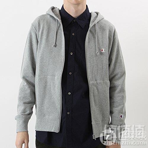 限XS码，Champion 冠军牌 日版 C3-C119 男士棉质拉链连帽卫衣 Prime会员凑单免费直邮含税到手新低161元（天猫旗舰店590元）