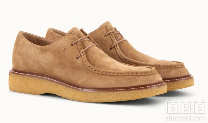 意大利产，TOD'S 男士翻毛小牛皮系带休闲鞋 码全 2.55折£112.2（需用码）免费直邮到手986元（国内5900元）