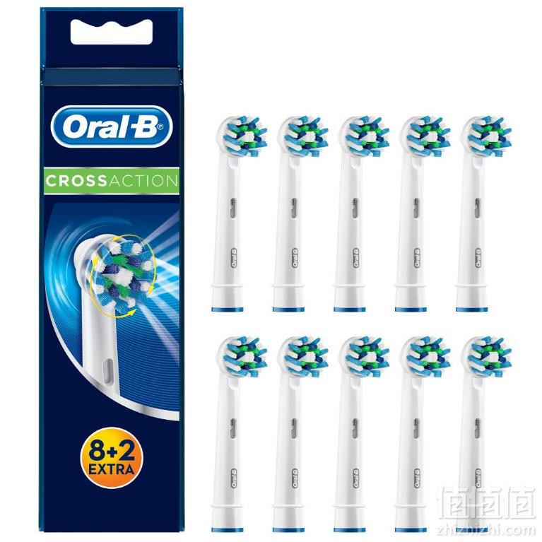 Oral-B 欧乐B EB50 多角度清洁型刷头*10支 Prime会员凑单免费直邮含税到手193.9元