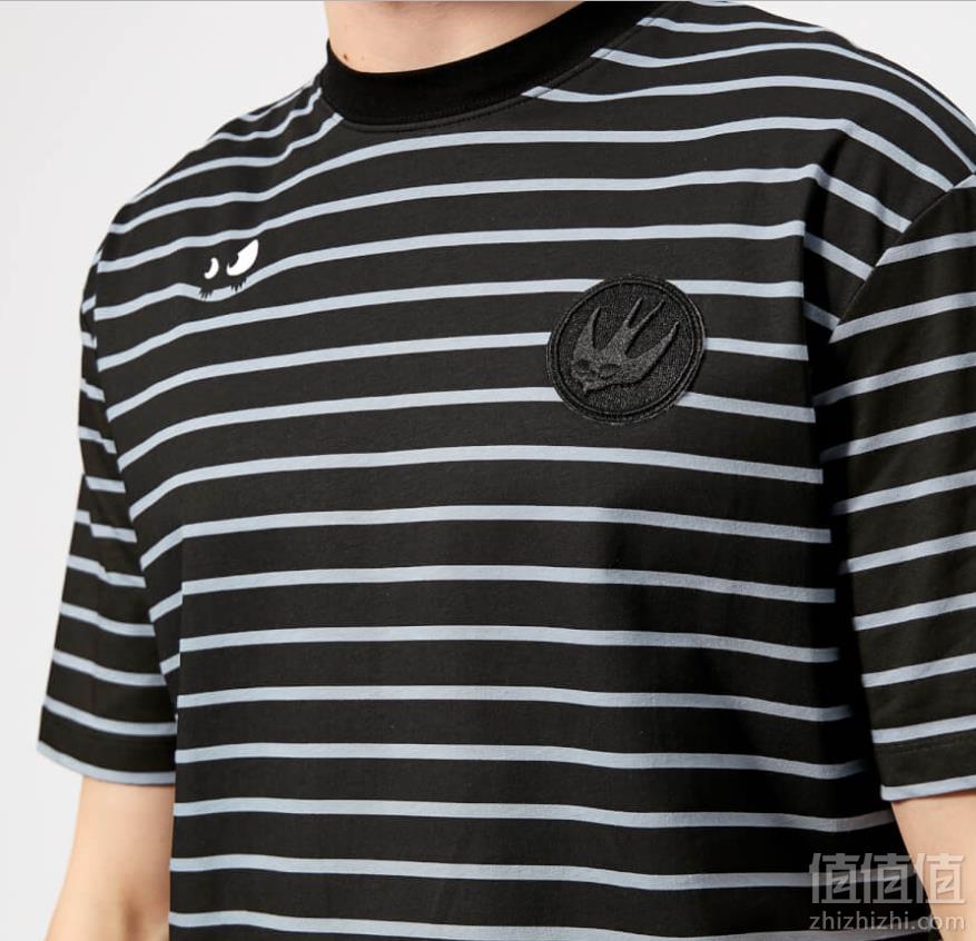 McQ Alexander Mcqueen 男士休闲T恤 4.3折£72.25（需用码）凑单免费直邮到手635元