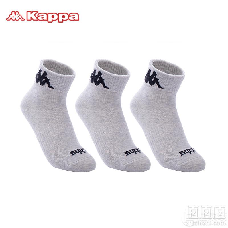 Kappa 背靠背 女士时尚个性运动棉袜3双新低29元包邮（需领券）