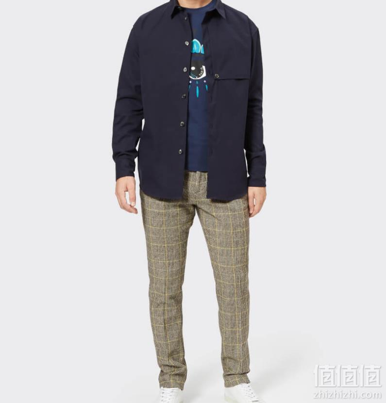 KENZO 高田贤三 男士纯棉长袖衬衫 4.3折 £108.8（需用码）免费直邮到手780元
