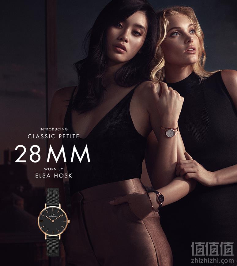 限Prime会员<span>白菜！</span>Daniel Wellington 丹尼尔·惠灵顿 女士钢链石英表 DW00100246新低419.1元包邮（Prime会员额外立减）