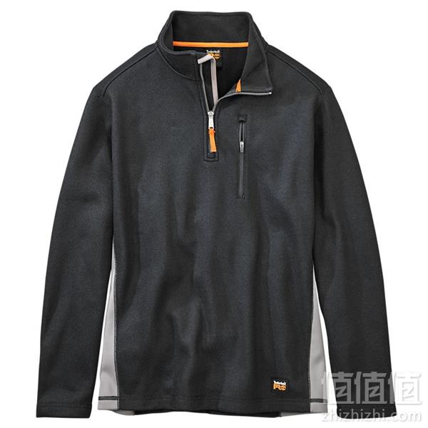 限L码，Timberland PRO® 添柏岚 Studwall 男士¼拉链抓绒衣 Prime会员凑单免费直邮含税到手205元