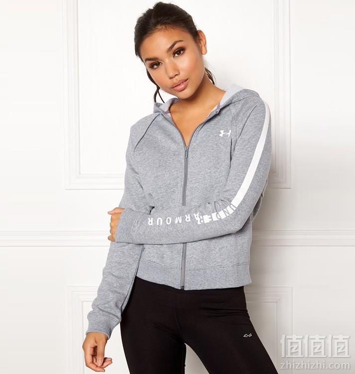Under Armour 安德玛 Rival Fleece 女士连帽运动外套 Prime会员凑单免费直邮含税到手160.47元