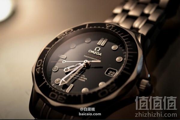 OMEGA 欧米茄 海马 男士机械腕表 防水300米 45 约￥18250