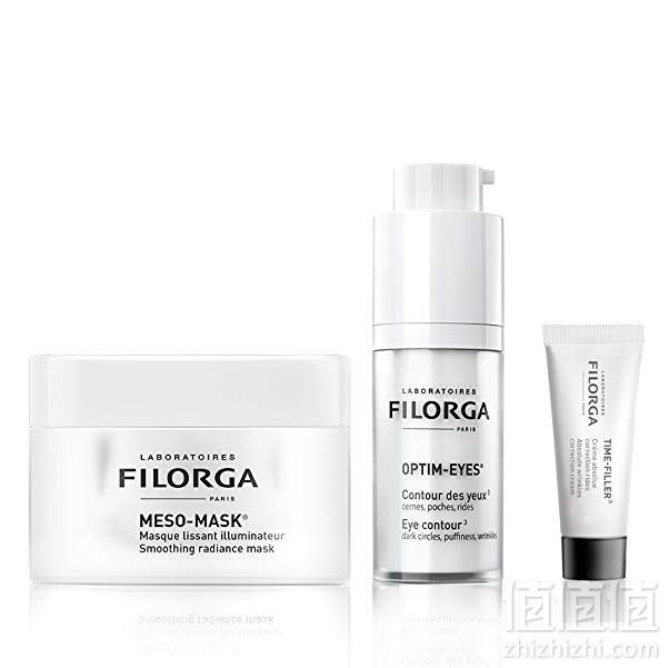 FILORGA 菲洛嘉  360度雕塑靓丽眼霜15ml+十全大补面膜50ml 送零时光抗皱面霜7ml499元包邮