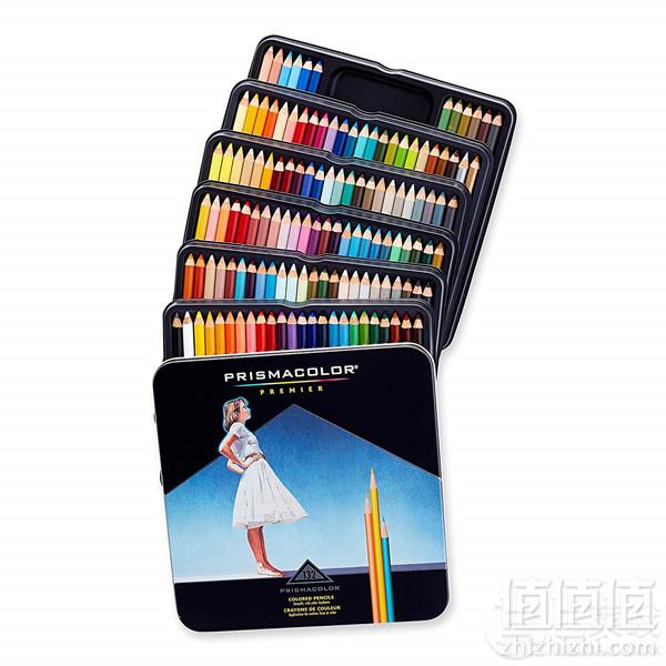 美国Sanford旗下，Prismacolor 霹雳马 4484 Premier软芯彩色铅笔 132色 Prime会员凑单免费直邮含税到手440.87元