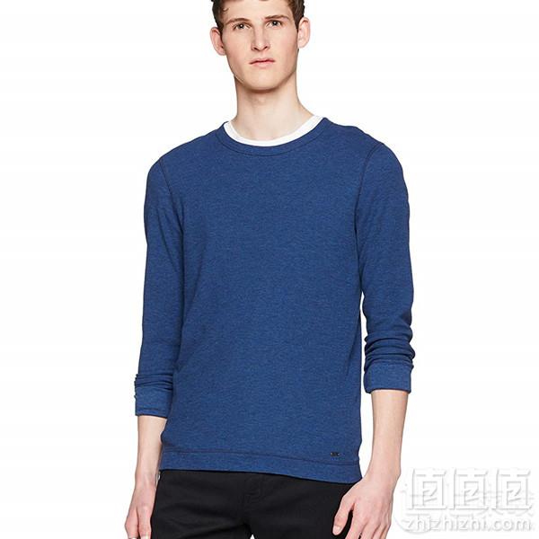 限尺码，BOSS Hugo Boss 雨果·博斯 男士纯棉长袖针织衫 Prime会员免费直邮含税到手252元（天猫旗舰店770元）