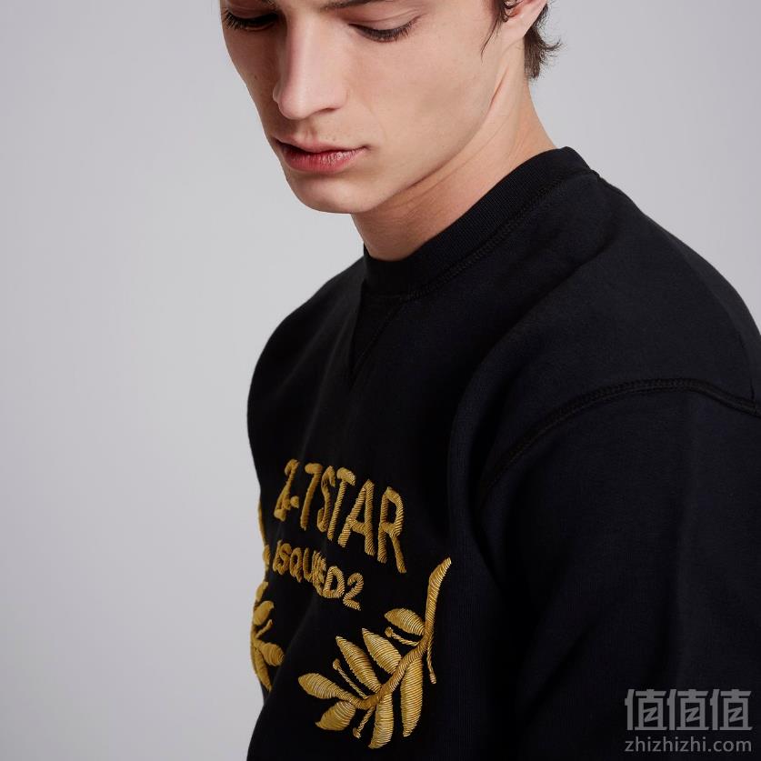 19新款，Dsquared2 意产 男士纯棉刺绣24-7 Star卫衣 £263.5（需用码）免费直邮到手2315元