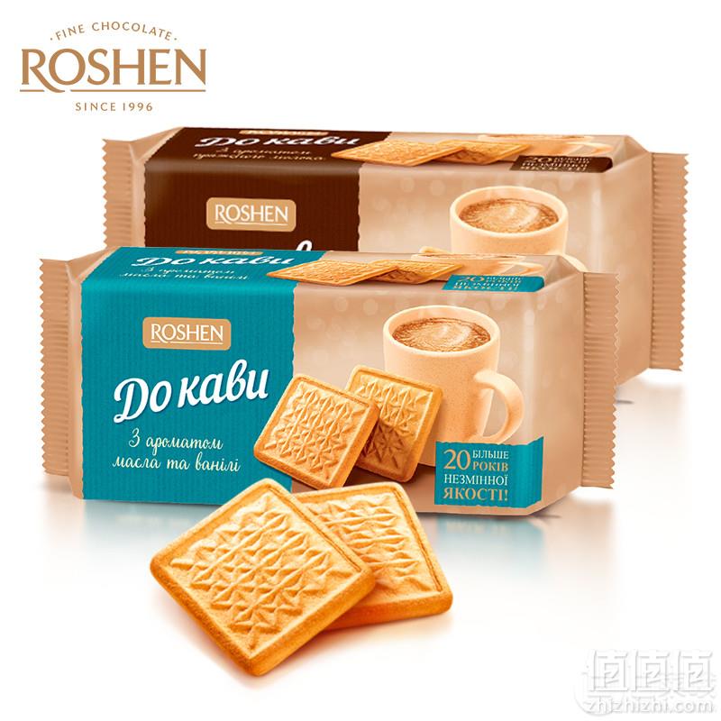 乌克兰进口 ROSHEN 如胜 咖啡恋人饼干 185g*10包史低39元包邮（需领券）