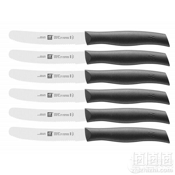 金盒特价，Zwilling 双立人 Twin Grip系列 23cm锯齿刀6件套 Prime会员凑单免费直邮含税到手183.91元