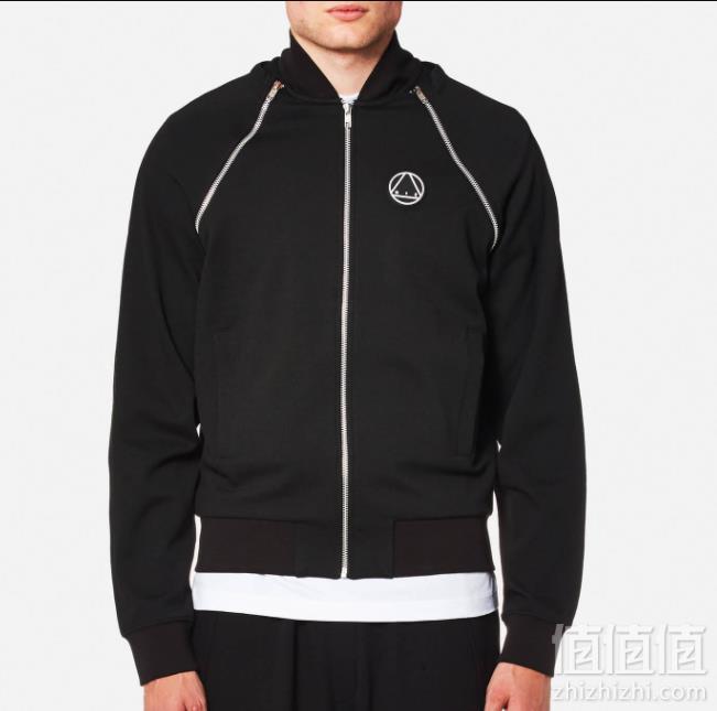 McQ by Alexander McQueen 男士Glyph Icon印花弹力棉拉链卫衣 £124.1（需用码）免费直邮到手1088元