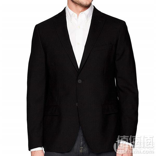限42R码，DKNY 唐可娜儿 Daspin 男士纯羊毛两扣修身西装 Prime会员免费直邮含税到手520元