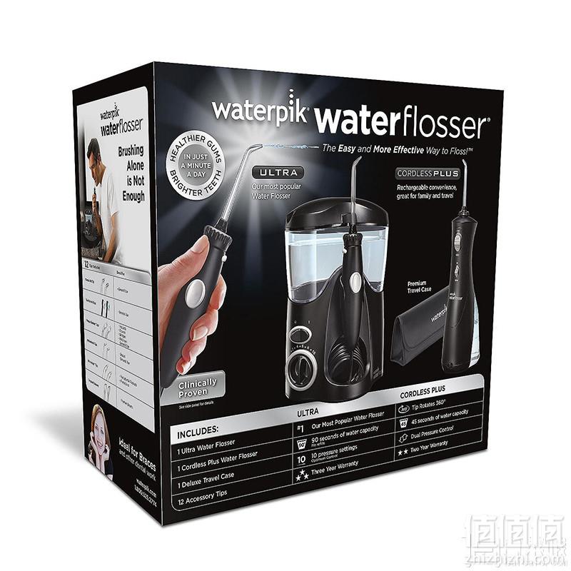 Waterpik 洁碧 WP-112EC 冲牙器+WP-462EC 手持式冲牙器598元包邮包税（需领券）