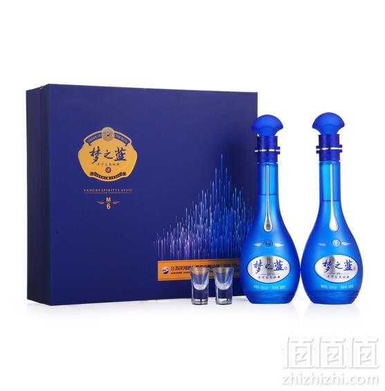 洋河 梦之蓝M6 52度 浓香型 礼盒装 500ml*2瓶 含礼袋1179元包邮（双重优惠）