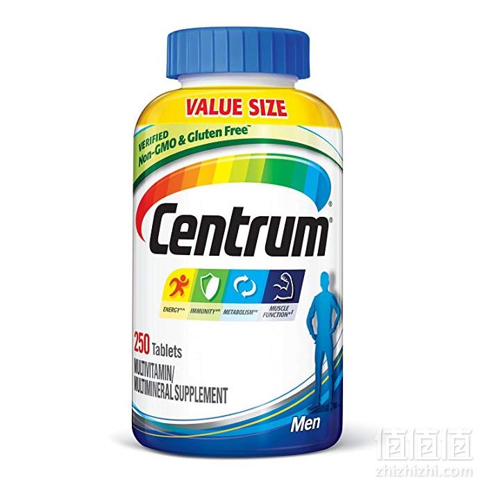 Centrum 善存 50岁以下男性综合维生素 250片装到手106元