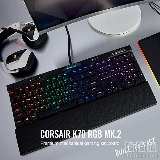 CORSAIR 海盗船 K70 RGB MK.2 机械游戏键盘 茶轴 Prime会员免费直邮含税新低735.32元