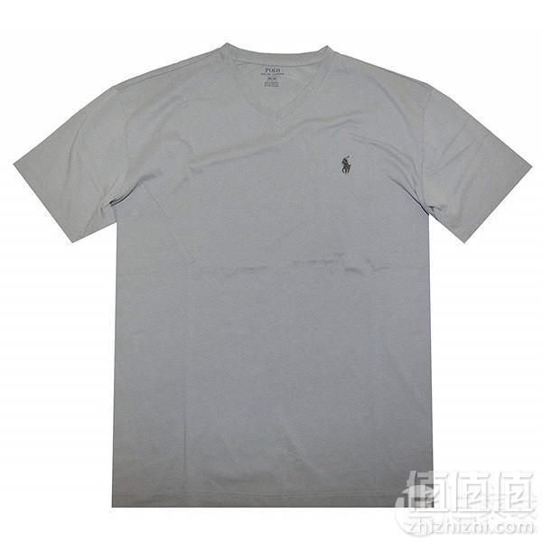 限尺码，POLO Ralph Lauren 拉夫劳伦 男士纯棉V领短袖T恤 Prime会员凑单免费直邮含税到手155元
