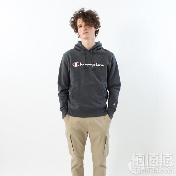 限S码，Champion 冠军牌 日本Basic线 C3-J117 男士纯棉连帽卫衣 Prime会员凑单免费直邮含税到手新低190.06元