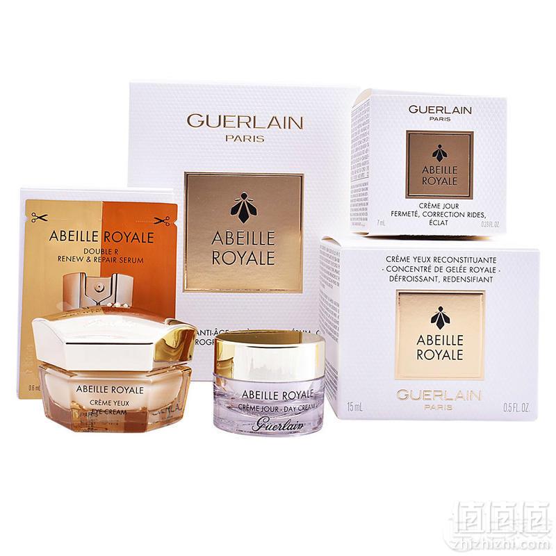 Guerlain 娇兰 Abeille Royale 帝皇蜂姿赋颜紧致眼霜套装（眼霜15ml+日霜7ml+双效精华露0.6ml*14片）新低519元包邮（双重优惠）