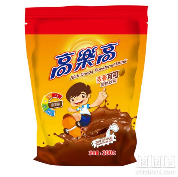 高乐高 巧克力粉速溶热冲饮 200g凑单低至新低6.6元/袋（双重优惠）