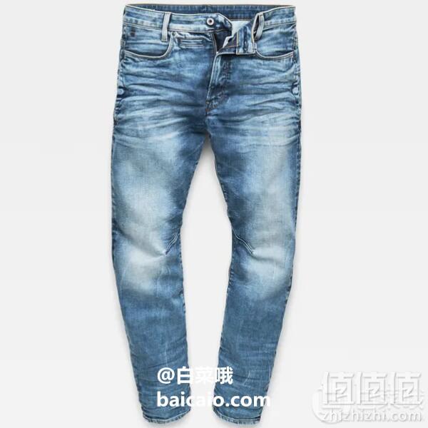 限W28/L34码，G-Star Raw D-Staq系列 男士3D剪裁修身牛仔裤 Prime会员免费直邮含税到手240元