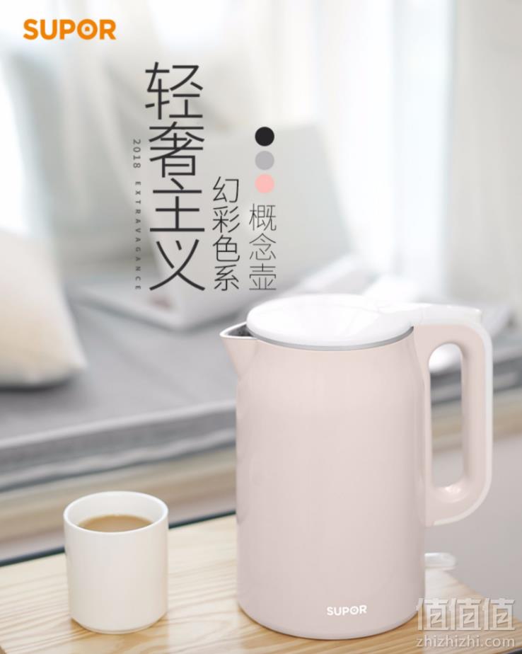 SUPOR 苏泊尔 SW-17T58A 304不锈钢电热水壶 1.7L新低69.9元包邮（需领券）