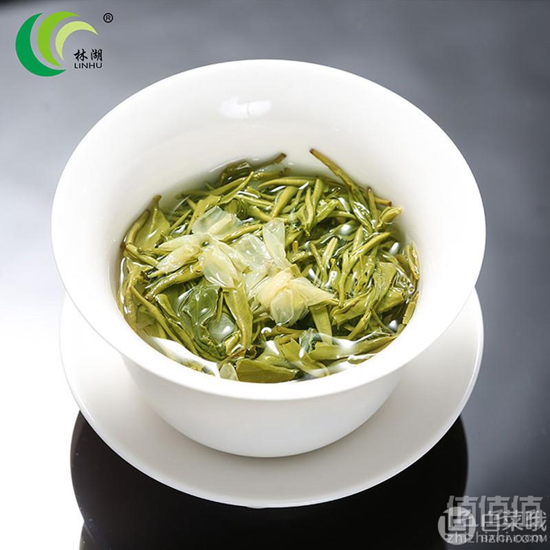 41年历史，林湖茶叶 特级严选浓香型飘雪茉莉花茶4g*25袋/盒*4盒 ￥99元包邮新低24.8元/盒（双重优惠）拍2件