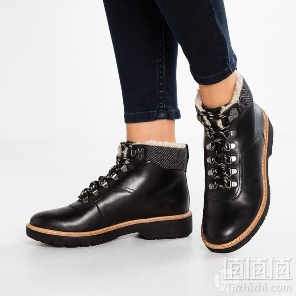 限尺码，Clarks 其乐 Witcombe Rock 女士真皮马丁靴 Prime会员免费直邮含税到手新低223元