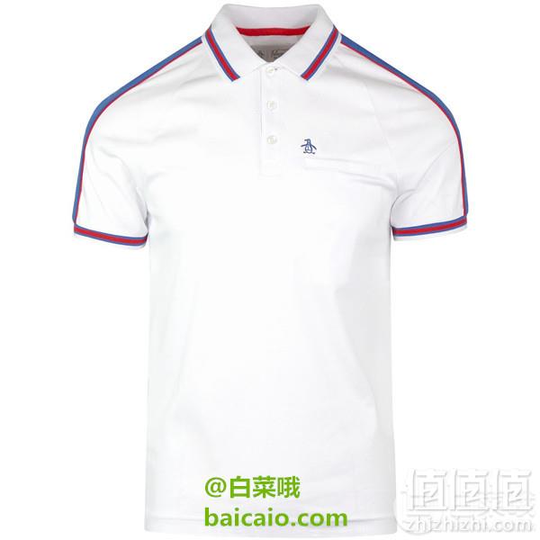 限尺码，Original Penguin 企鹅牌 Raglan 男士复古Polo衫 Prime会员凑单免费直邮含税到手146元
